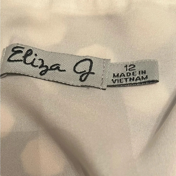 Eliza J octagon print faux wrap dress, size 12 - Picture 2 of 6